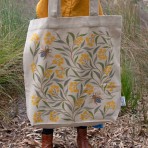 Tote Bag with Pocket | Wattle + Bee Tote Bag with Pocket | Wattle + Bee